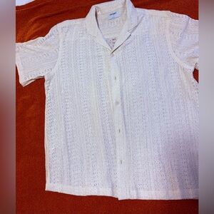 Old Navy Cream Lace Top